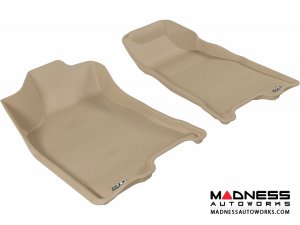 Chevrolet Colorado Crew Cab Floor Mats (Set of 2) - Front - Tan by 3D MAXpider (2004-2012)